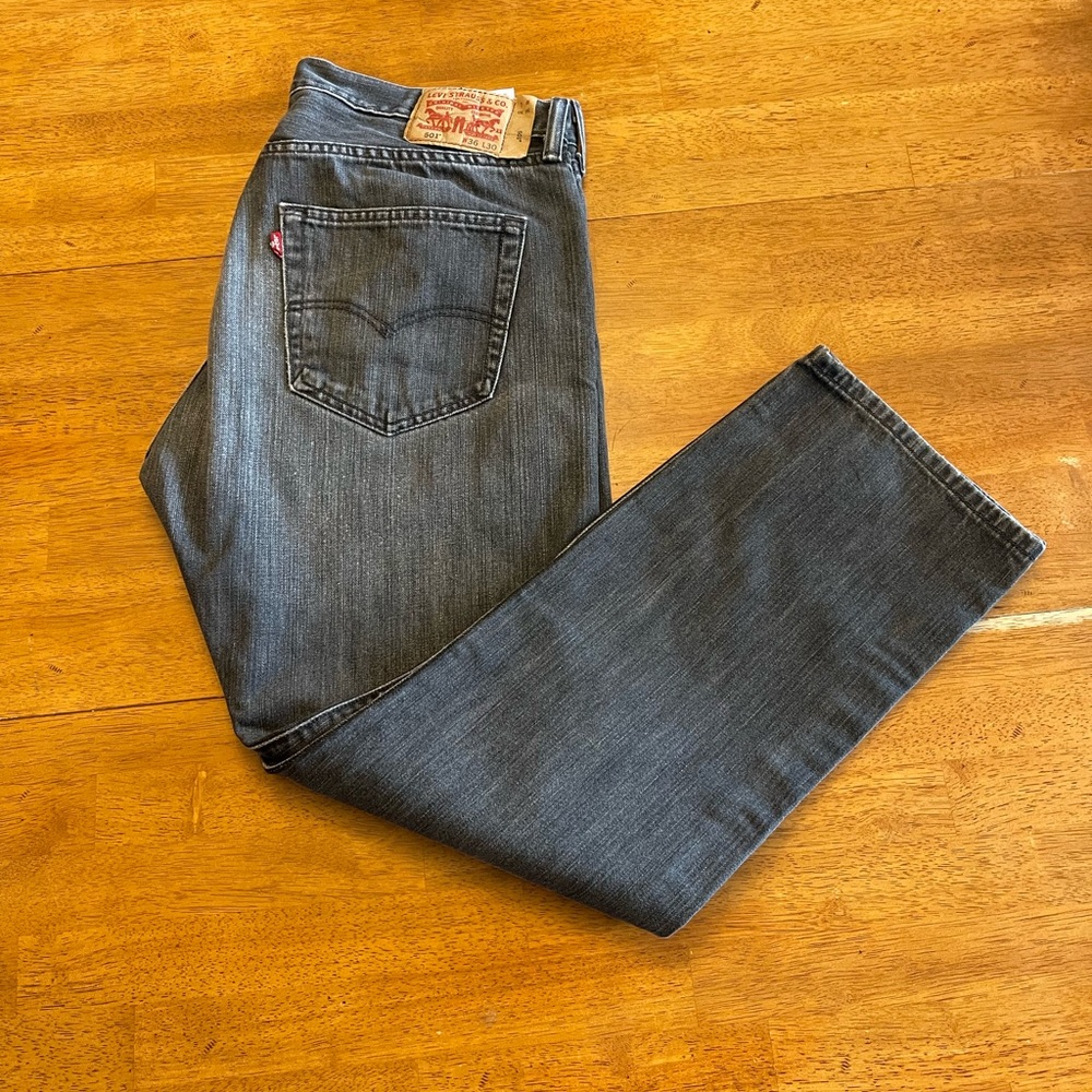 Men’s Levi’s jeans 501 W36 L30 straight leg good conditions